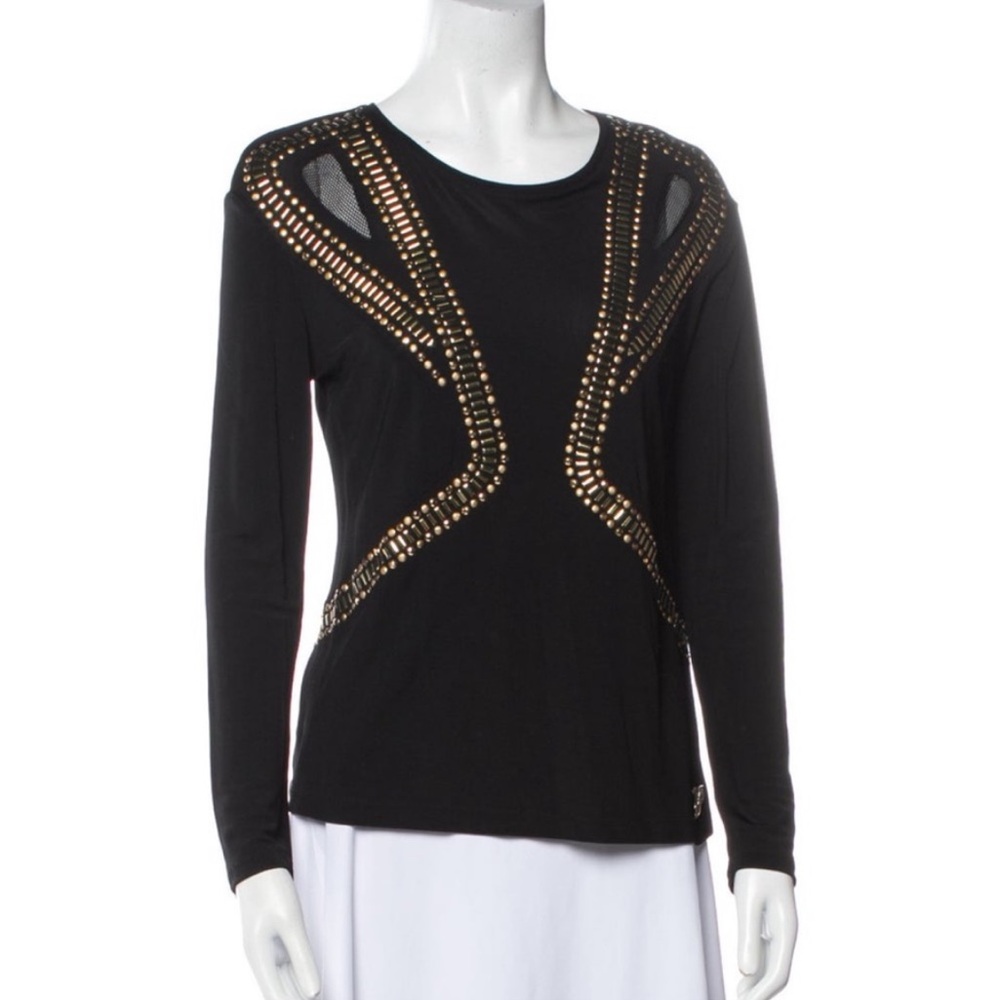 Versace studded top